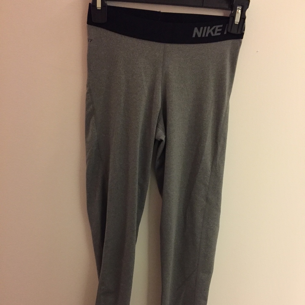 Grey Nike Pro Leggings